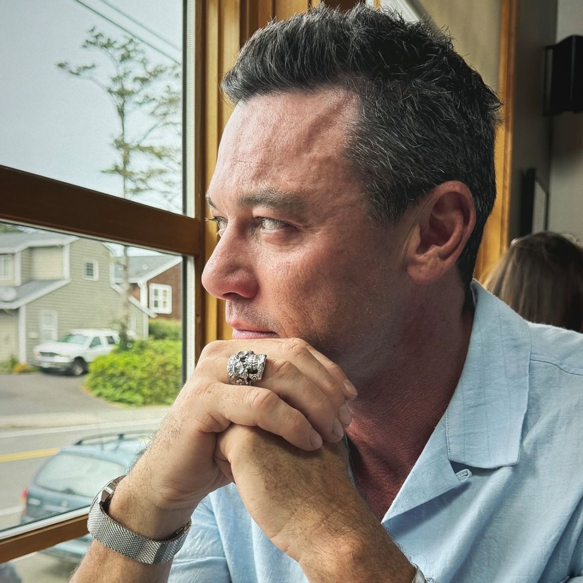 The Story Behind Luke Evans Small Sugar Skull Ring - BeckonJewel