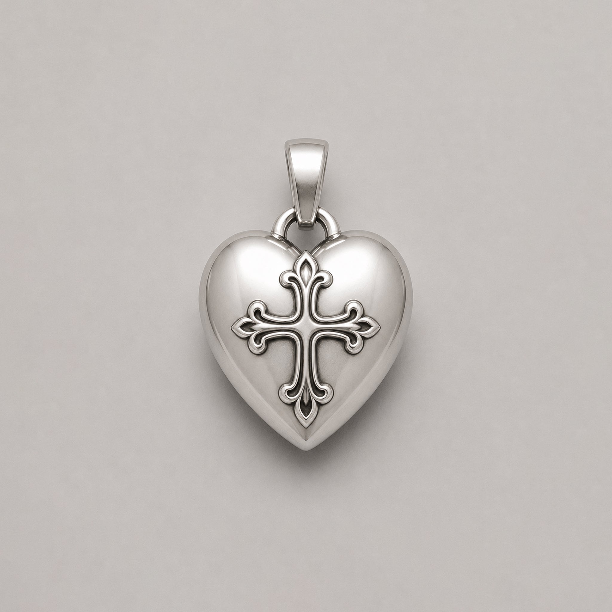 THE FAITHFUL HEART PENDANT – STERLING SILVER