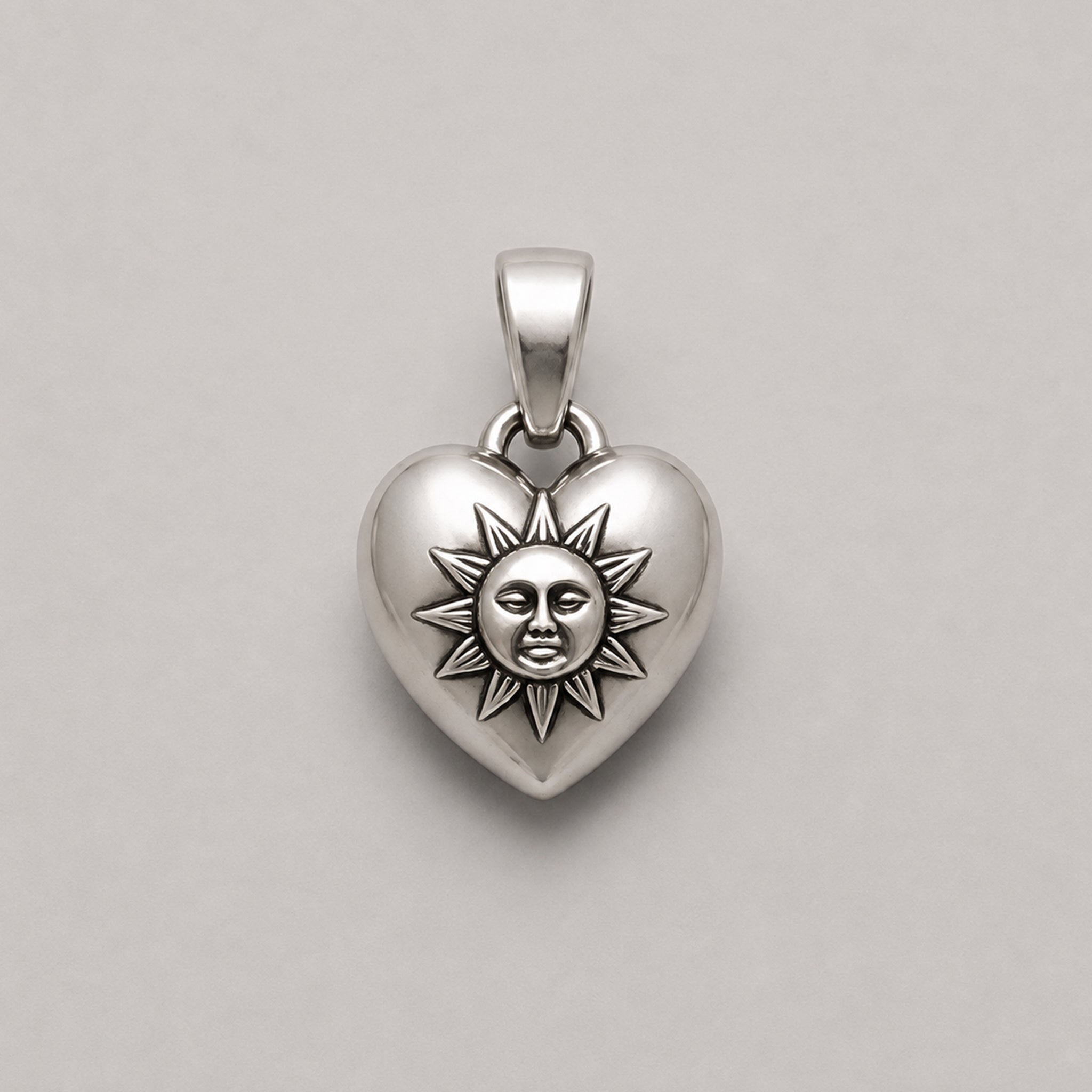SUNKISSED HEART PENDANT – STERLING SILVER