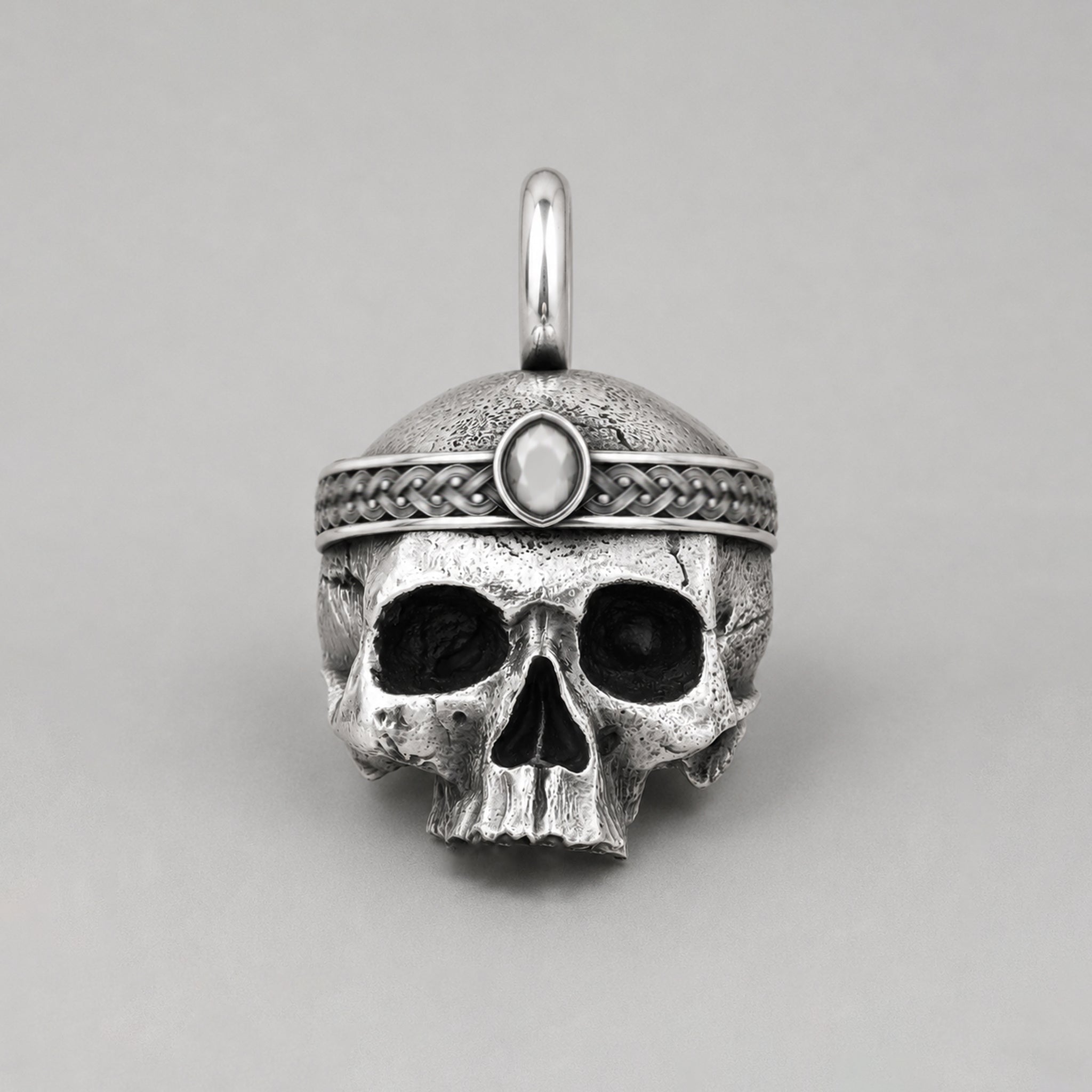 Deity's Doom Skull Pendant | Handcrafted Solid Sterling Silver - BeckonJewel
