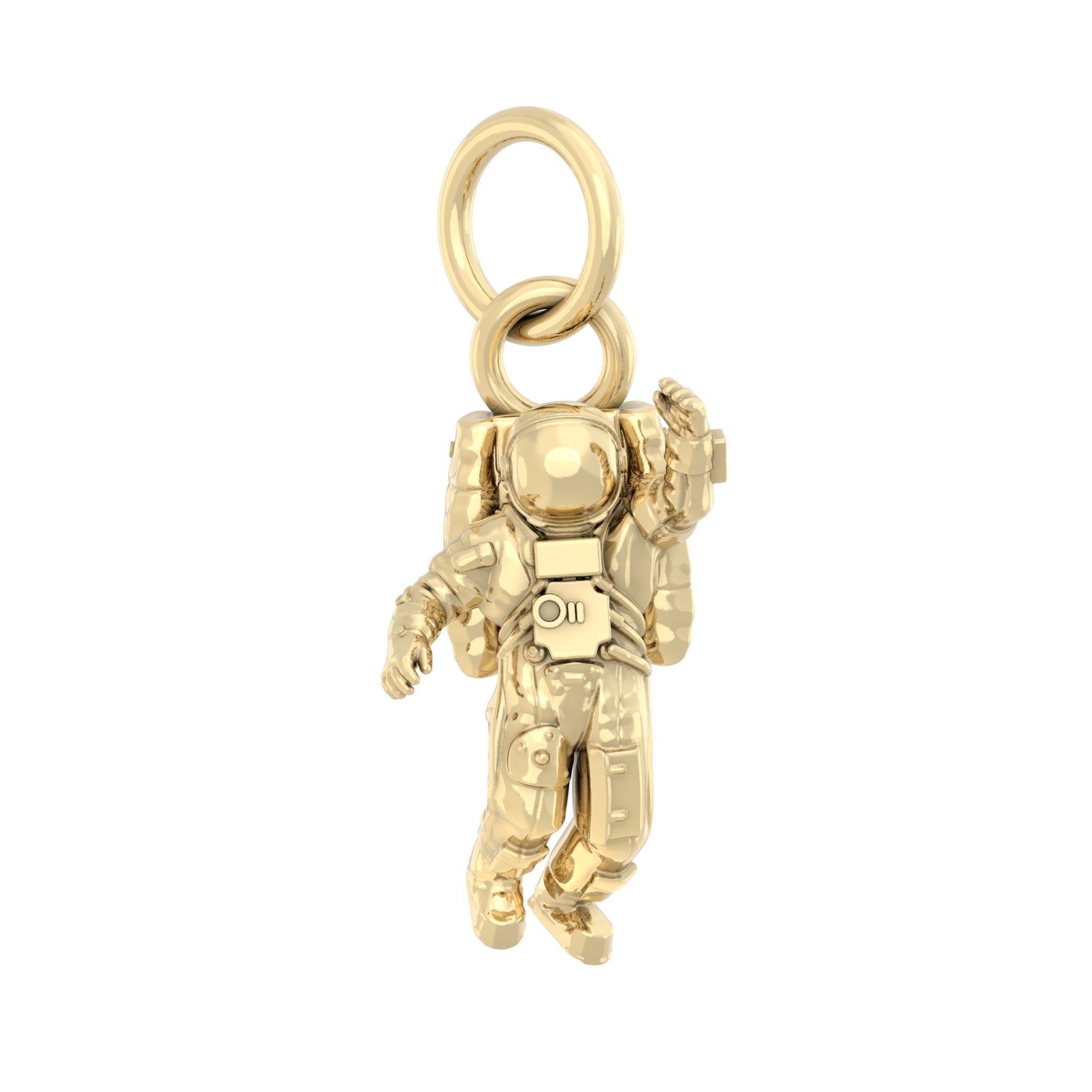 Spaceman Pendant | 9ct Yellow Gold - BeckonJewel