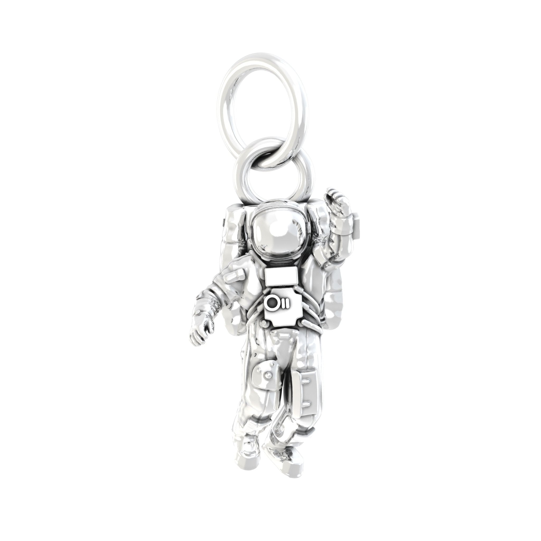Spaceman Pendant | Sterling Silver - BeckonJewel