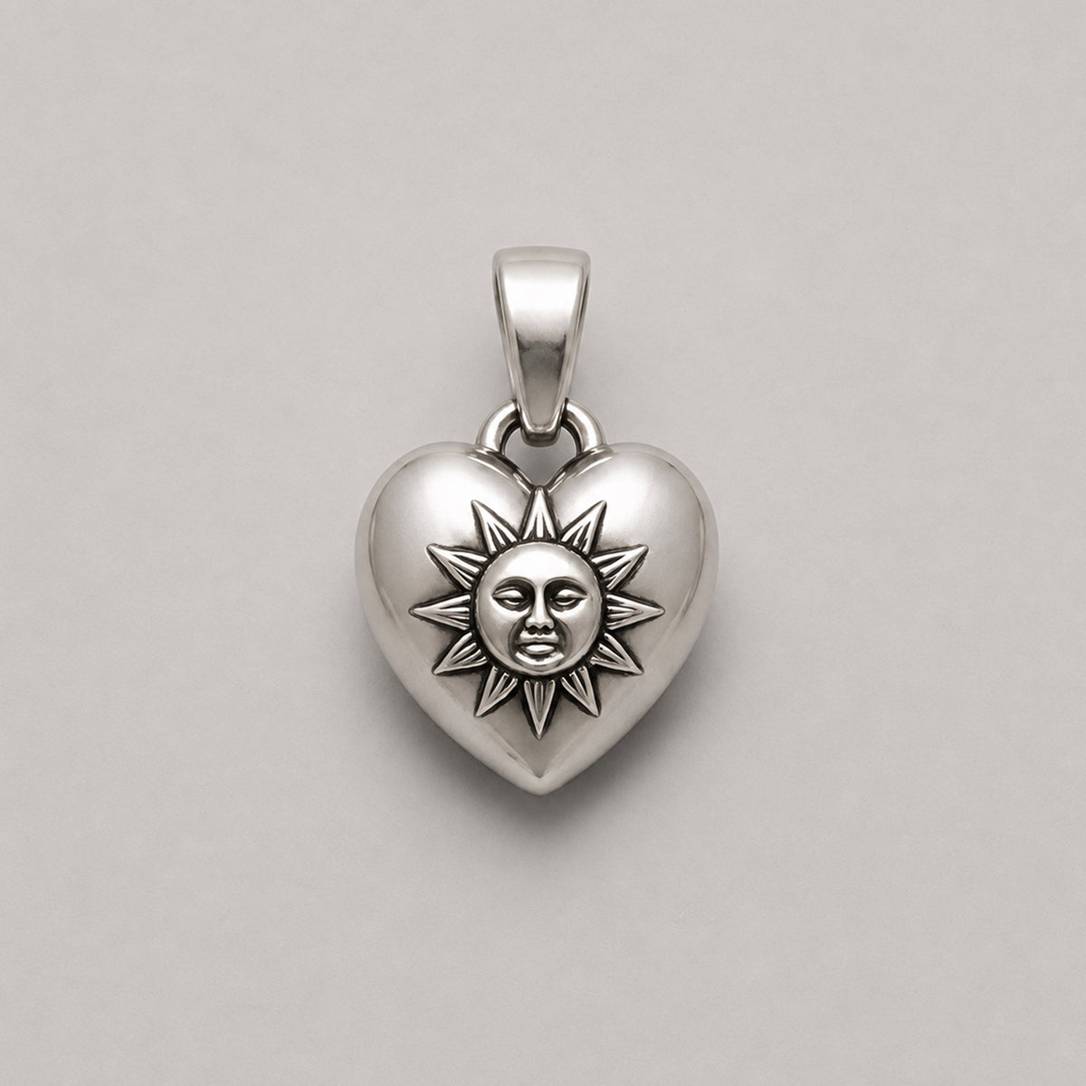 SUNKISSED HEART PENDANT – STERLING SILVER - BeckonJewel