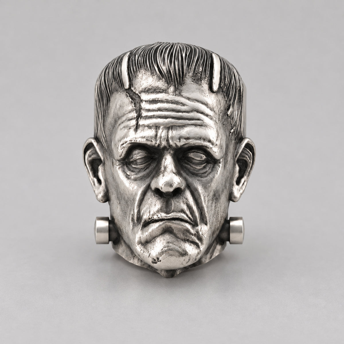 Frankenstein’s Monster Ring – Sterling Silver