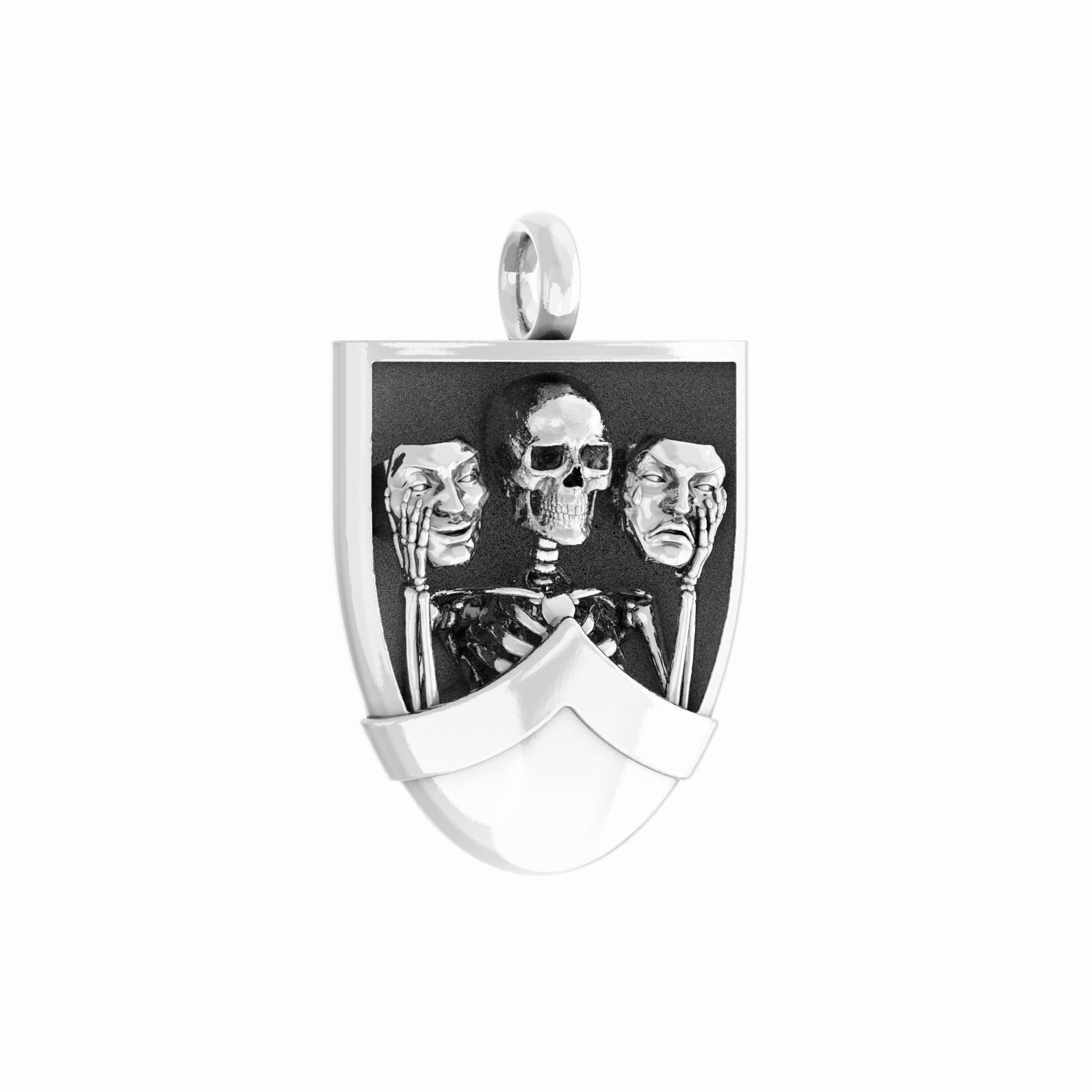 Actors Pendant - Sterling silver - BeckonJewel