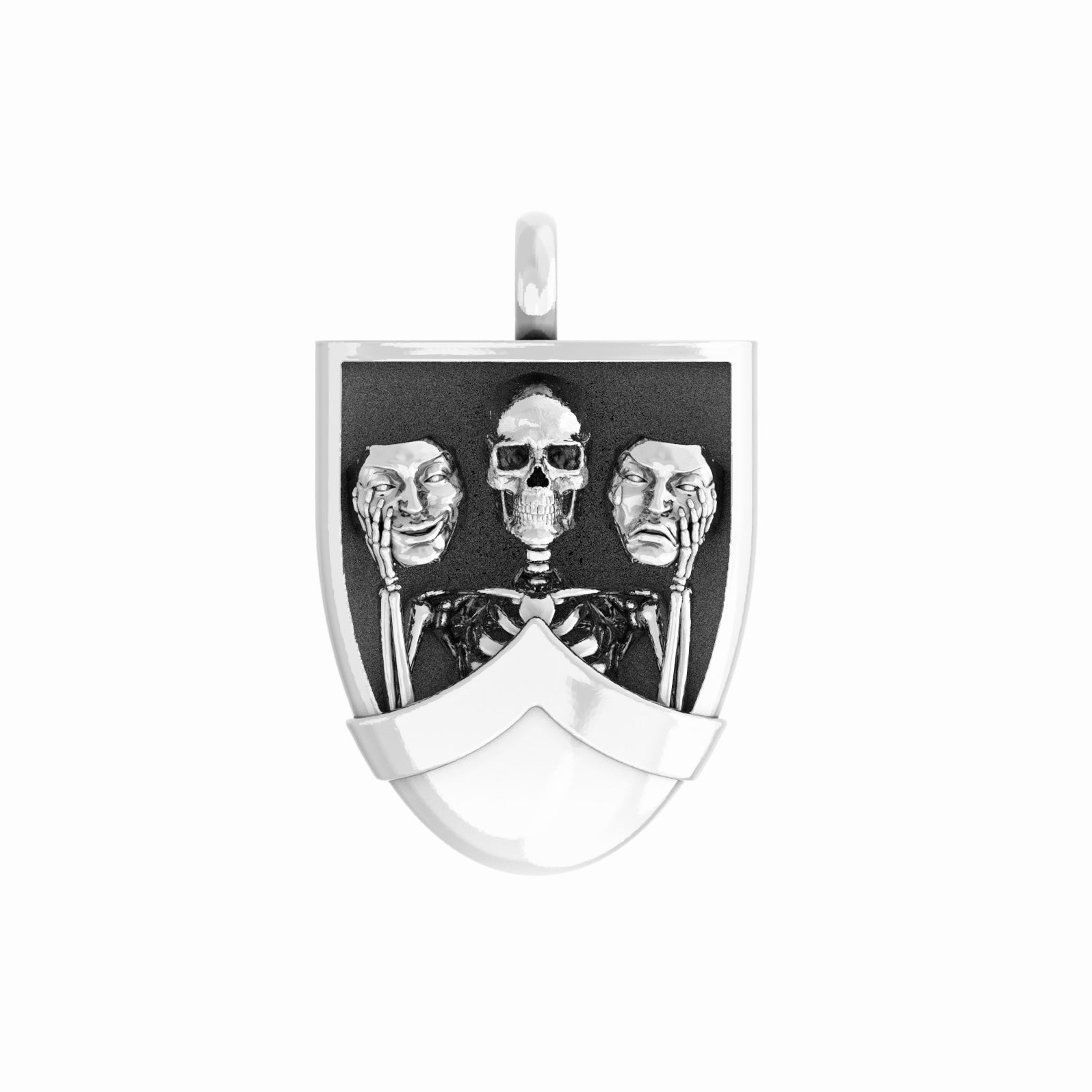 Actors Pendant - Sterling silver - BeckonJewel