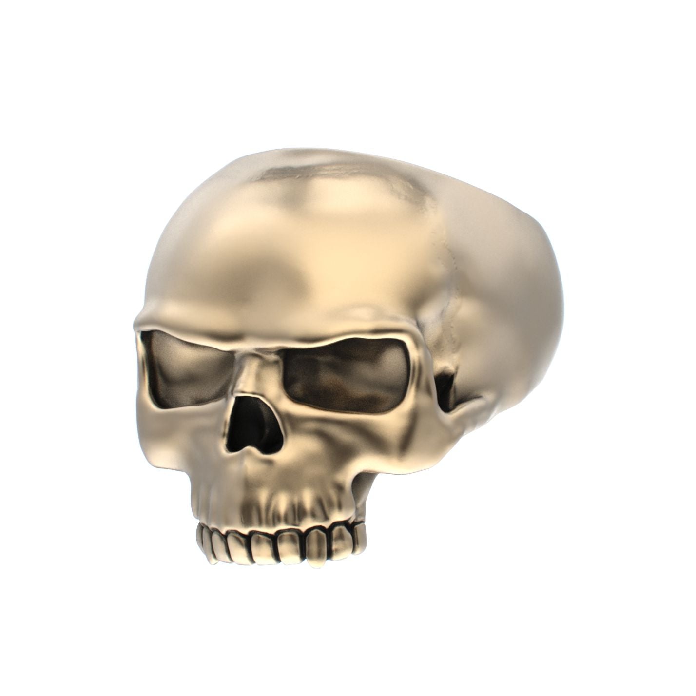 Antrax Skull Ring - Gold 9ct - BeckonJewel