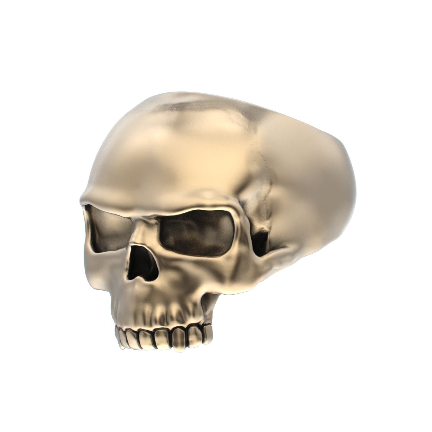 Antrax Skull Ring - Gold 9ct - BeckonJewel