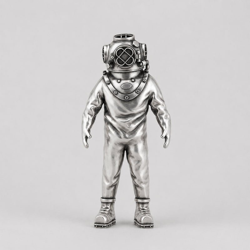 Aquatic Man Pendant | Sterling Silver - BeckonJewel