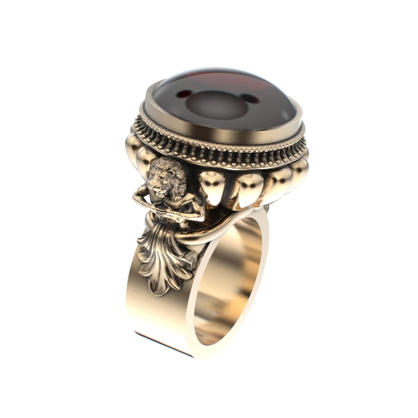 Herculean Ring - Garnet - 9ct Gold