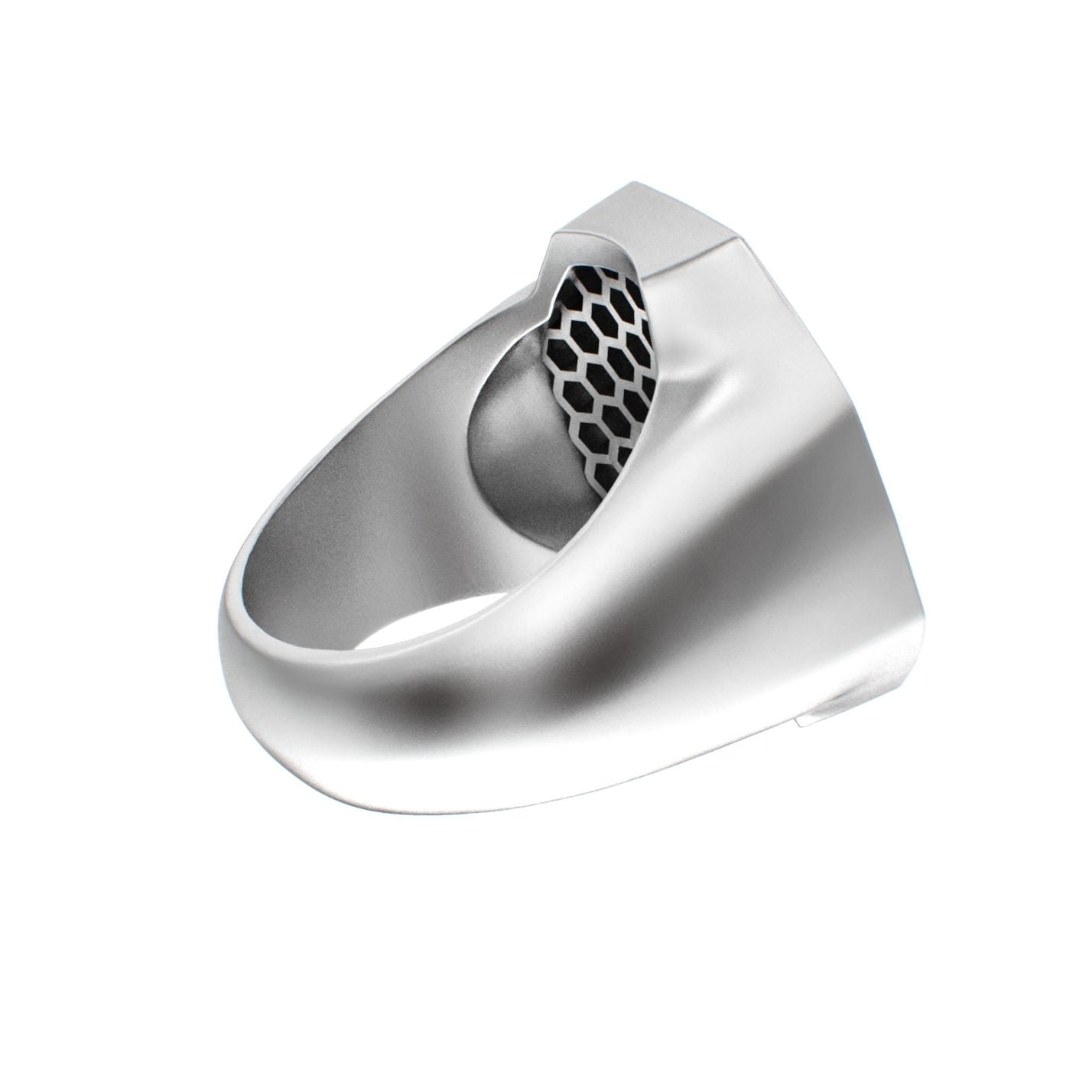 Honeycomb Bee Signet Ring - BeckonJewel