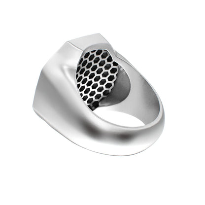 Honeycomb Bee Signet Ring - BeckonJewel