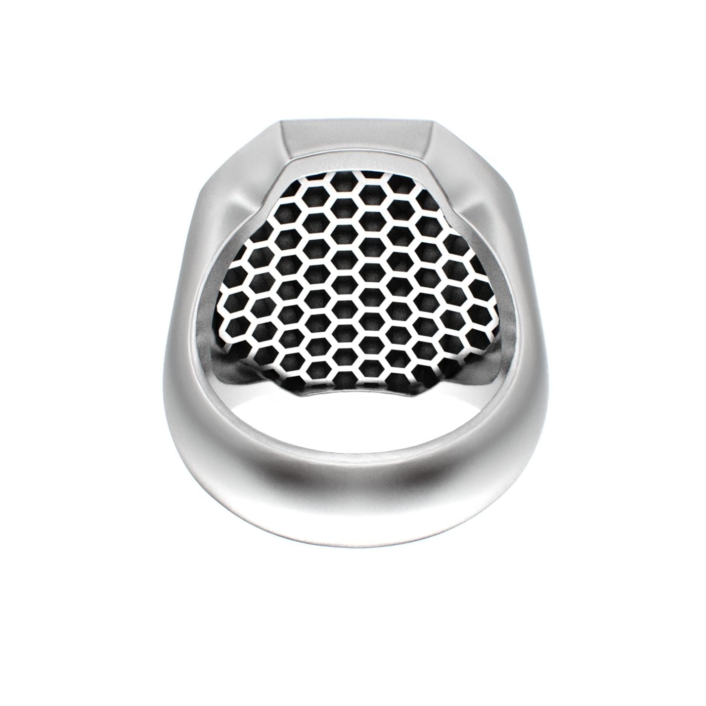 Honeycomb Bee Signet Ring - BeckonJewel