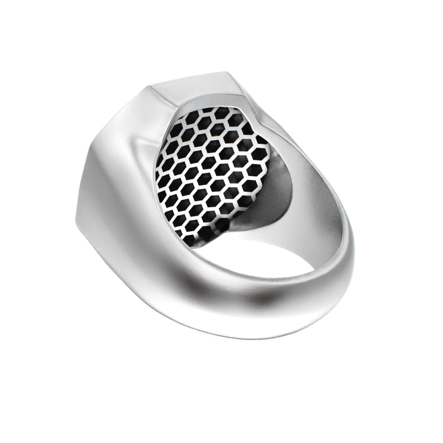 Honeycomb Bee Signet Ring - BeckonJewel