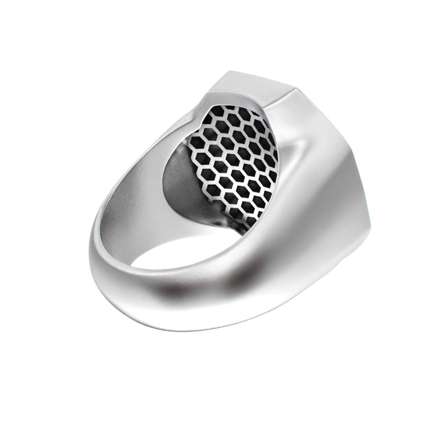 Honeycomb Bee Signet Ring - BeckonJewel