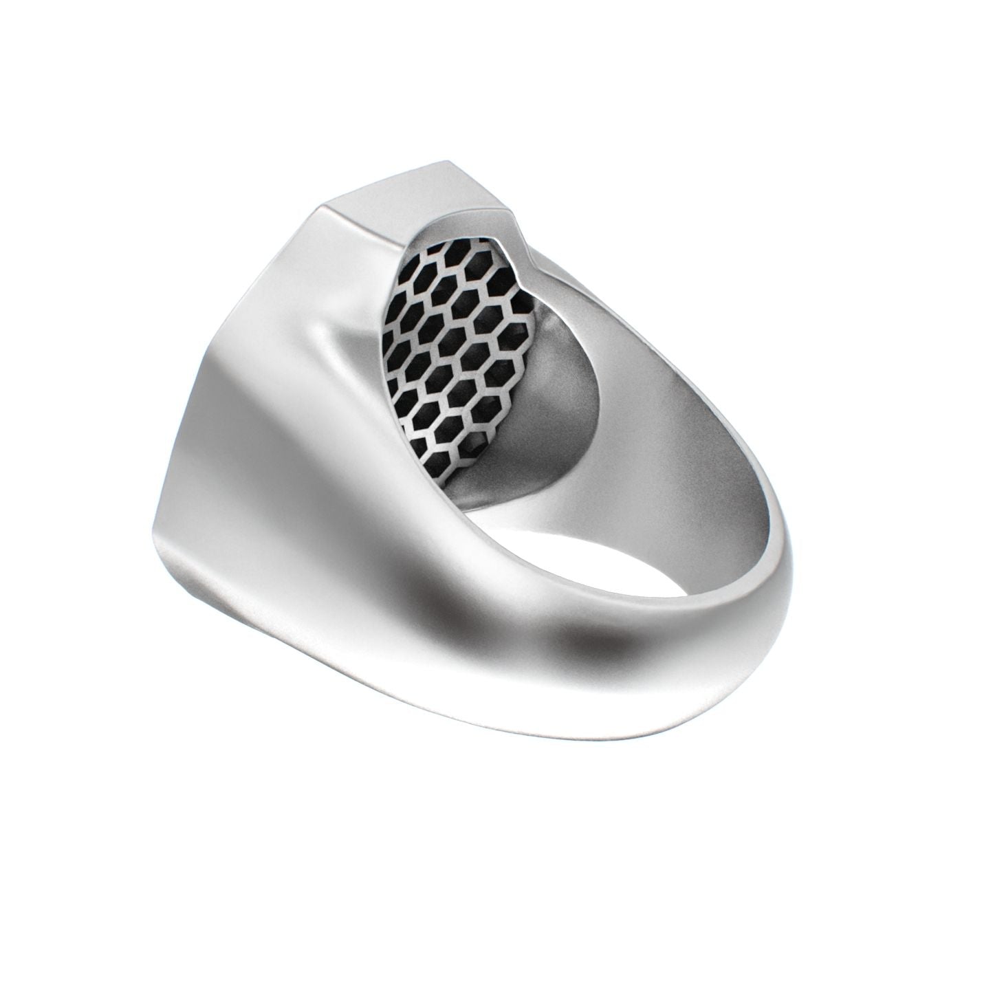 Honeycomb Bee Signet Ring - BeckonJewel