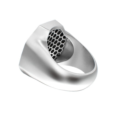 Honeycomb Bee Signet Ring - BeckonJewel