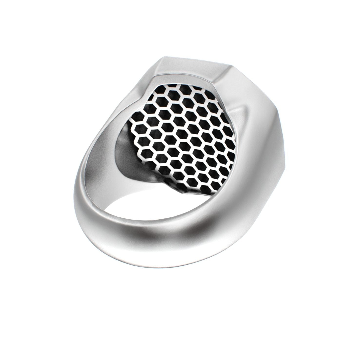 Honeycomb Bee Signet Ring - BeckonJewel