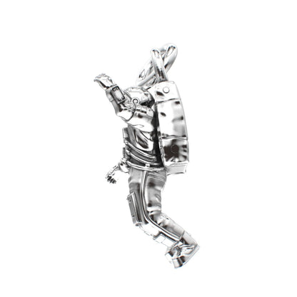 Spaceman Pendant - 925 Silver - BeckonJewel