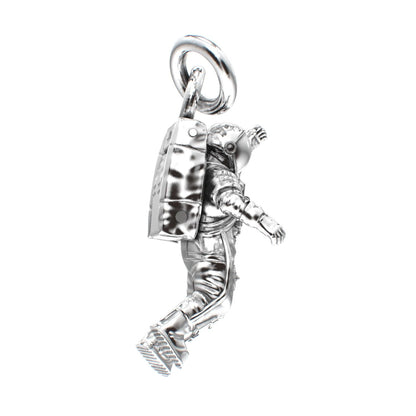 Spaceman Pendant - 925 Silver - BeckonJewel