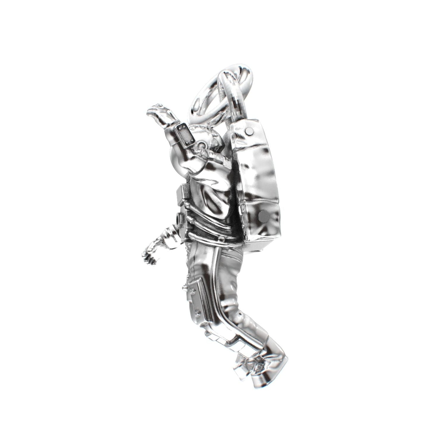 Spaceman Pendant - 925 Silver - BeckonJewel