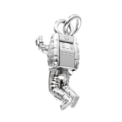 Spaceman Pendant - 925 Silver - BeckonJewel