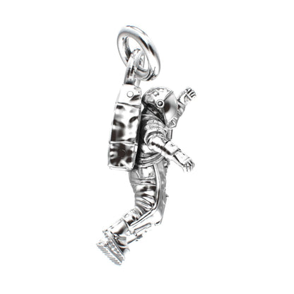 Spaceman Pendant - 925 Silver - BeckonJewel