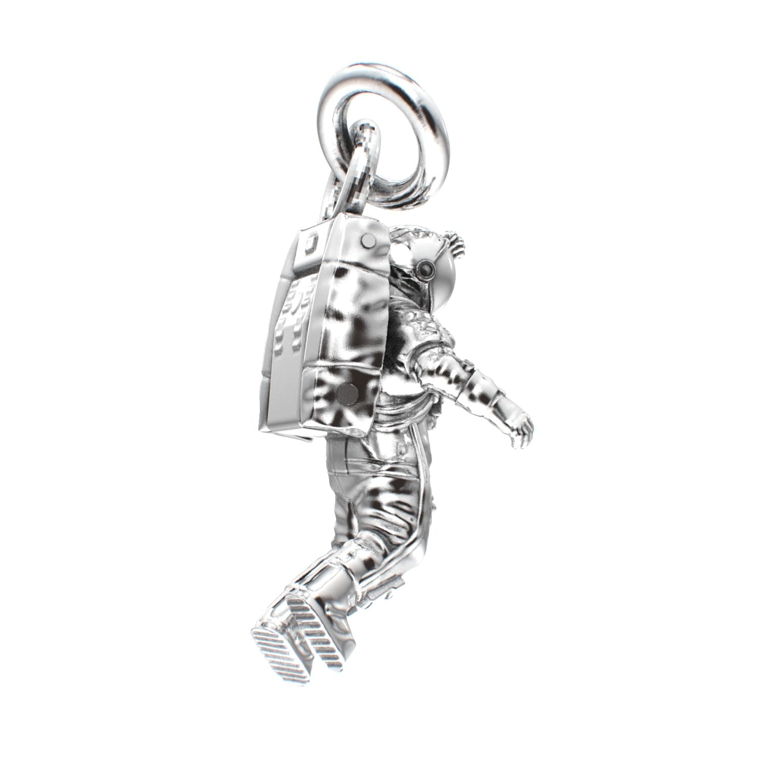 Spaceman Pendant - 925 Silver - BeckonJewel