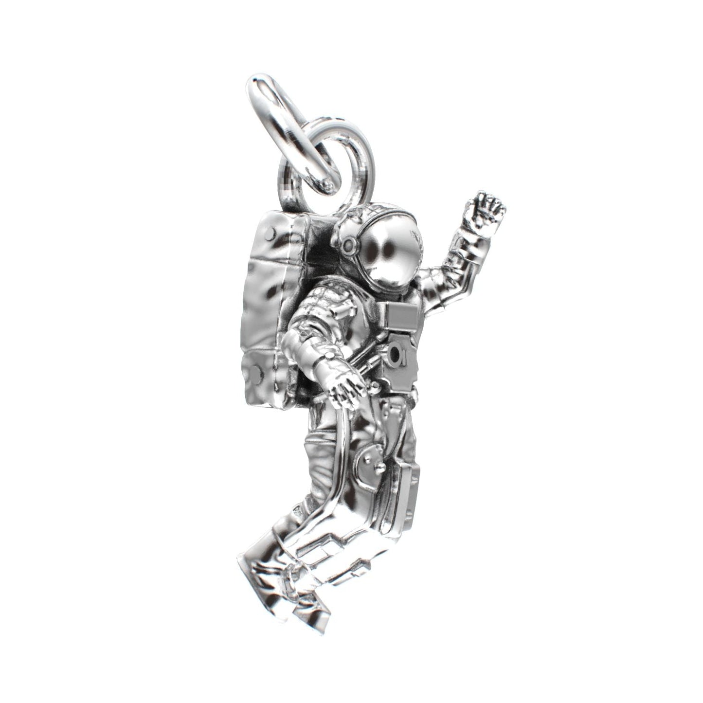 Spaceman Pendant - 925 Silver - BeckonJewel