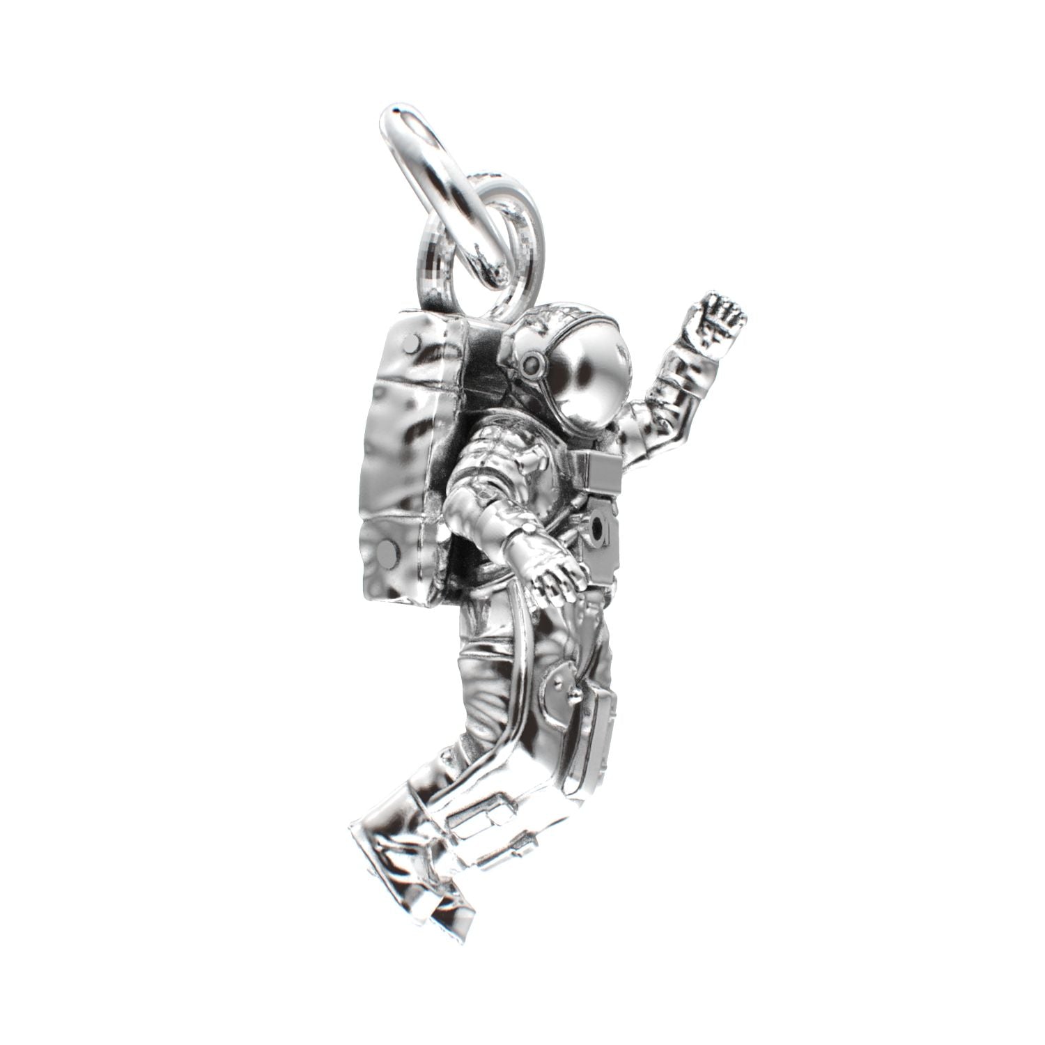 Spaceman Pendant - 925 Silver - BeckonJewel