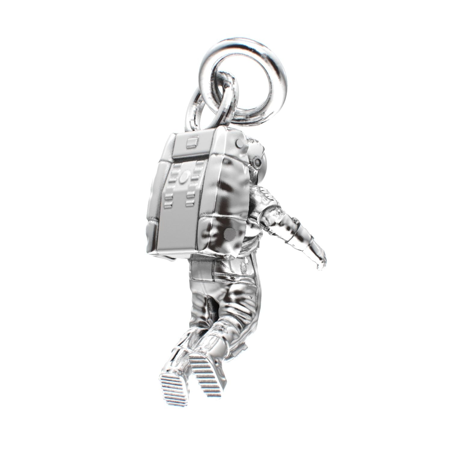 Spaceman Pendant - 925 Silver - BeckonJewel