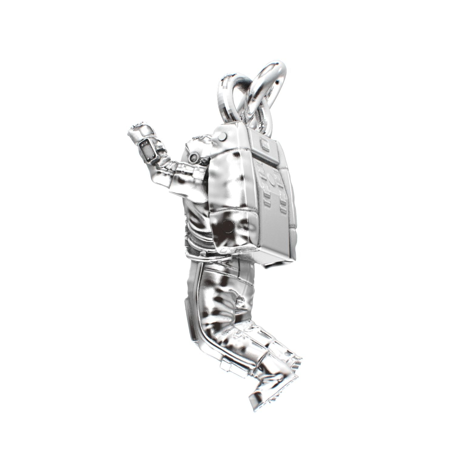 Spaceman Pendant - 925 Silver - BeckonJewel