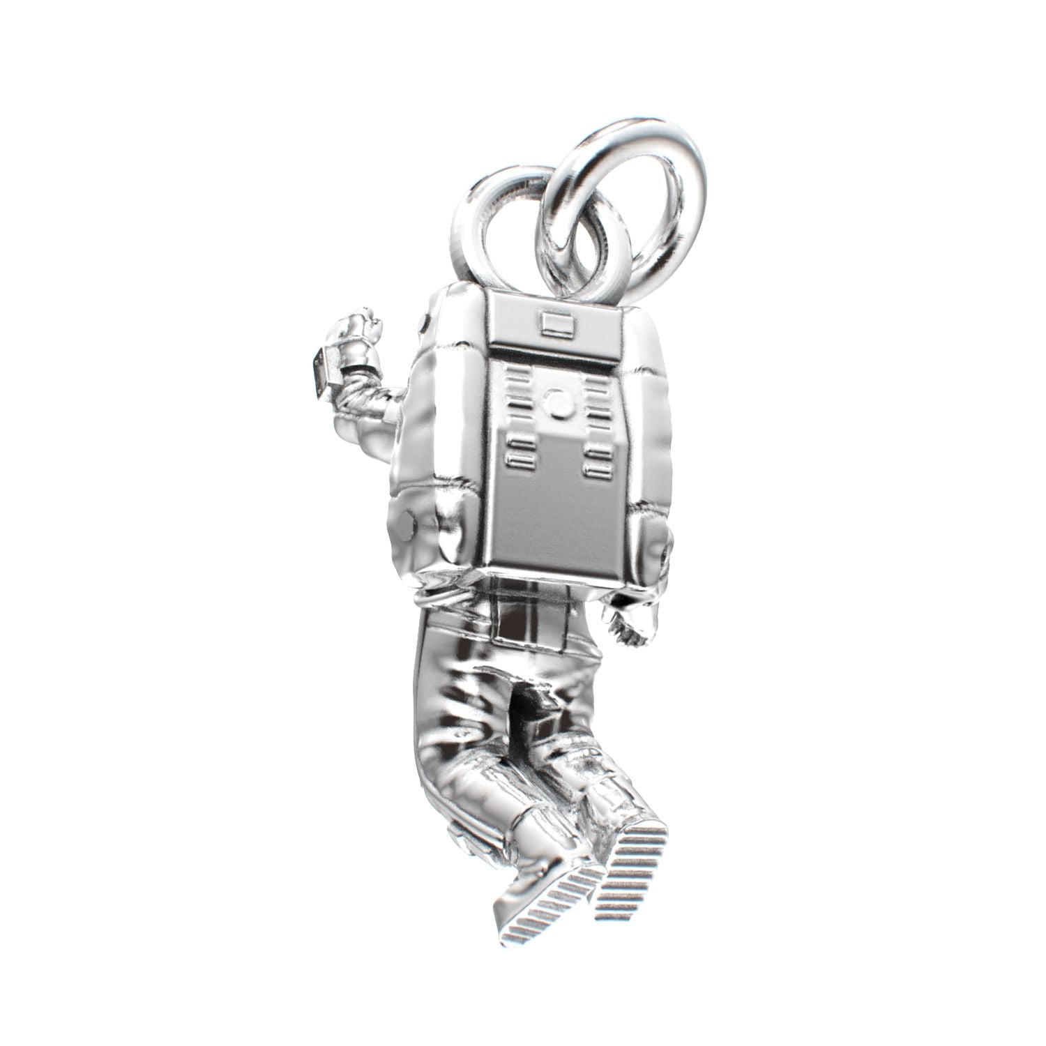 Spaceman Pendant - 925 Silver - BeckonJewel