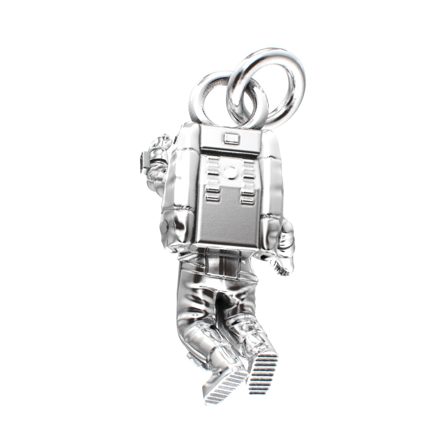 Spaceman Pendant - 925 Silver - BeckonJewel