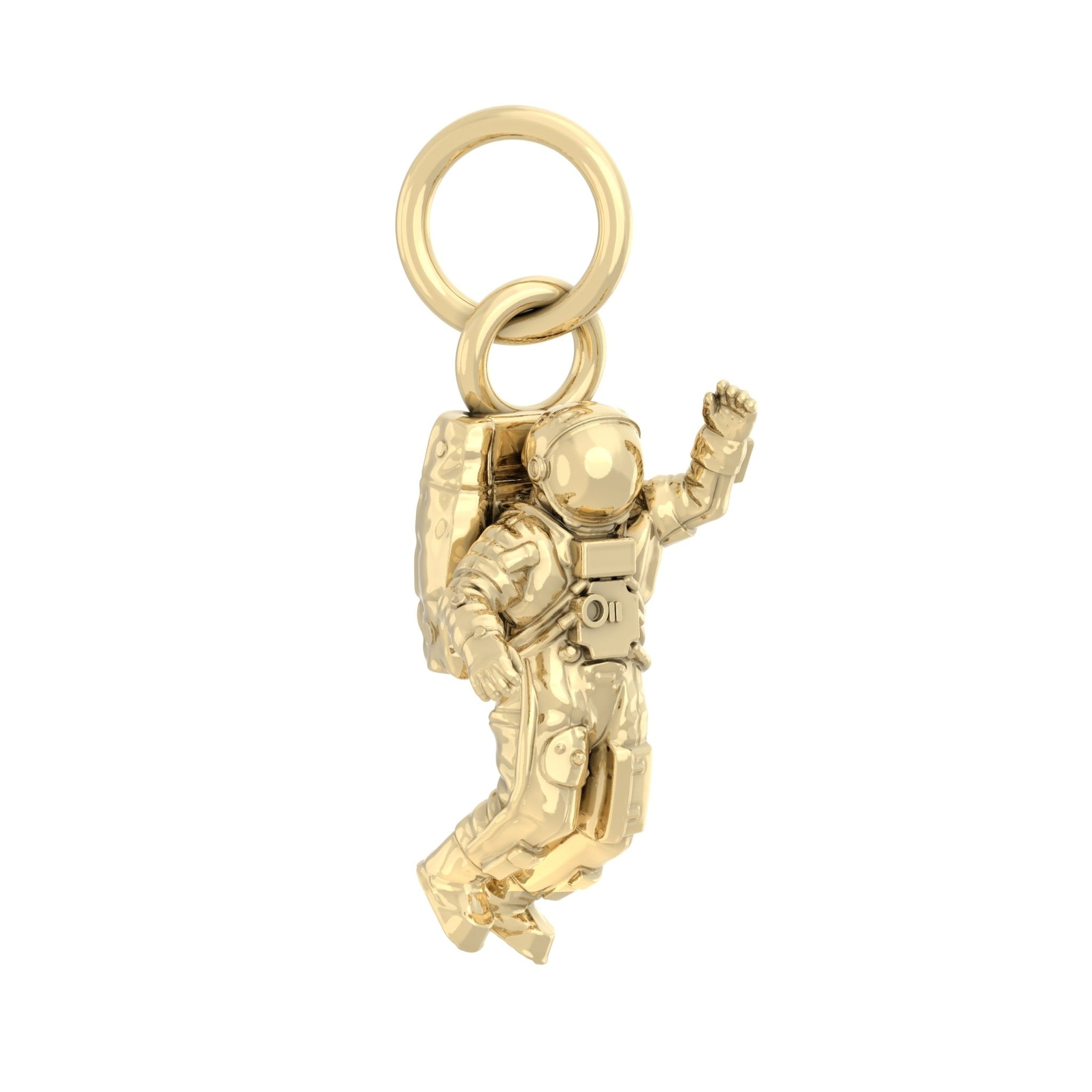 Spaceman Pendant | 9ct Yellow Gold - BeckonJewel