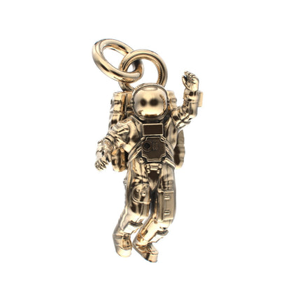 Spaceman Pendant - 9ct Yellow Gold - BeckonJewel