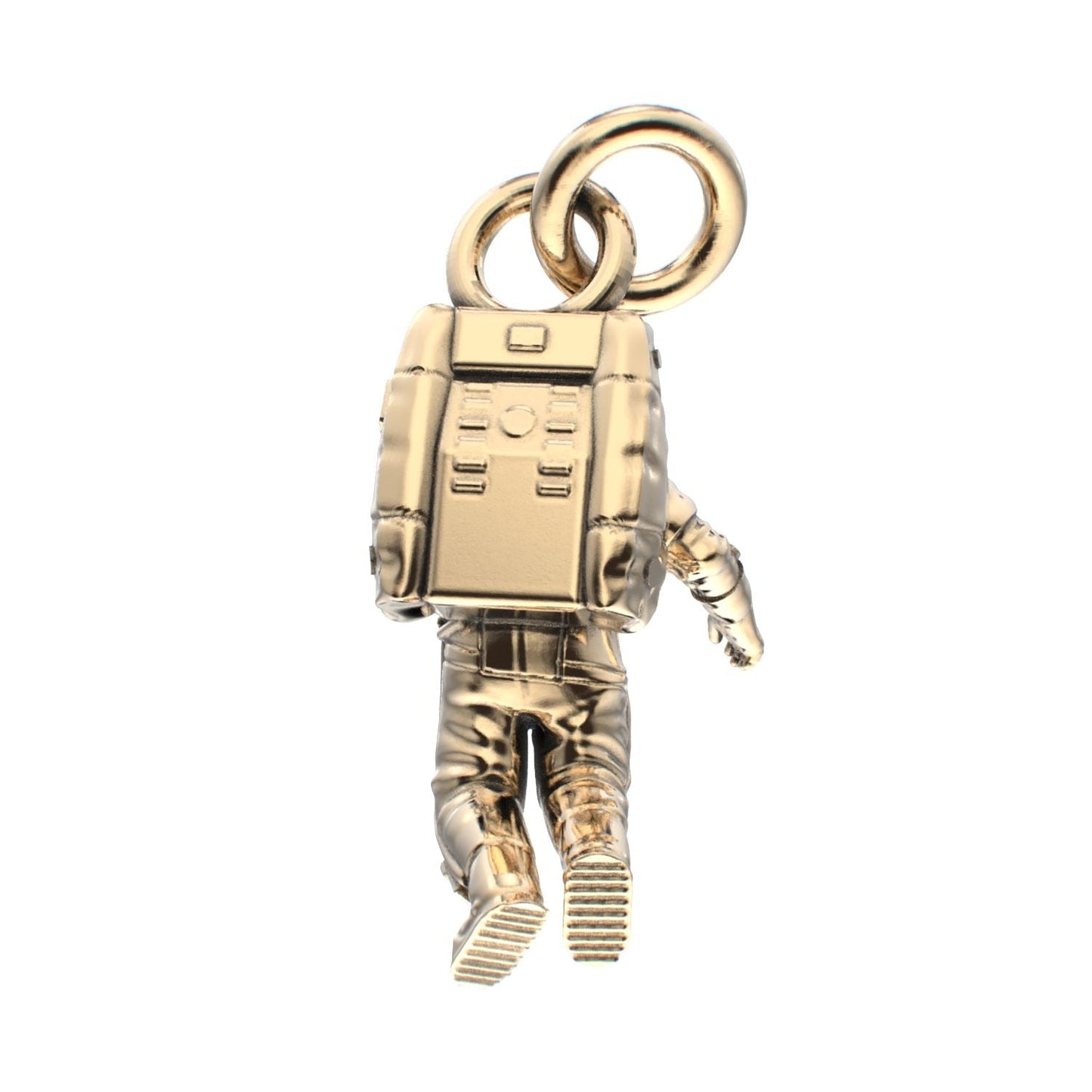 Spaceman Pendant - 9ct Yellow Gold - BeckonJewel