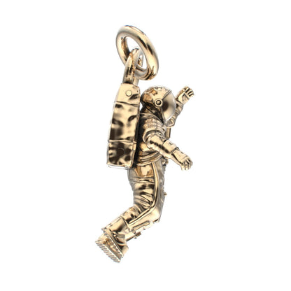 Spaceman Pendant - 9ct Yellow Gold - BeckonJewel