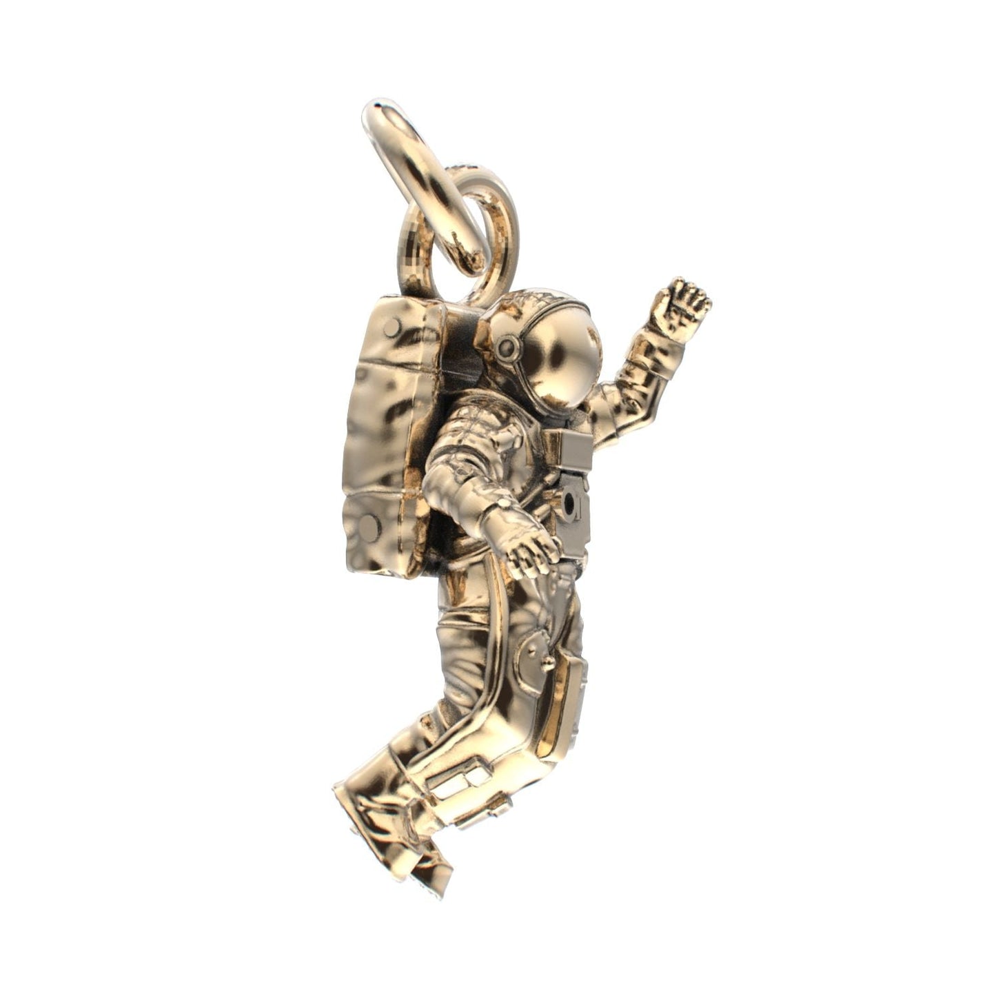 Spaceman Pendant - 9ct Yellow Gold - BeckonJewel