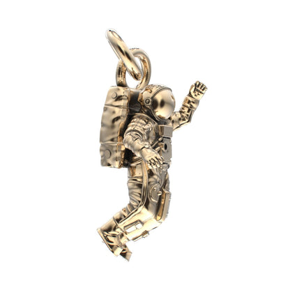 Spaceman Pendant - 9ct Yellow Gold - BeckonJewel