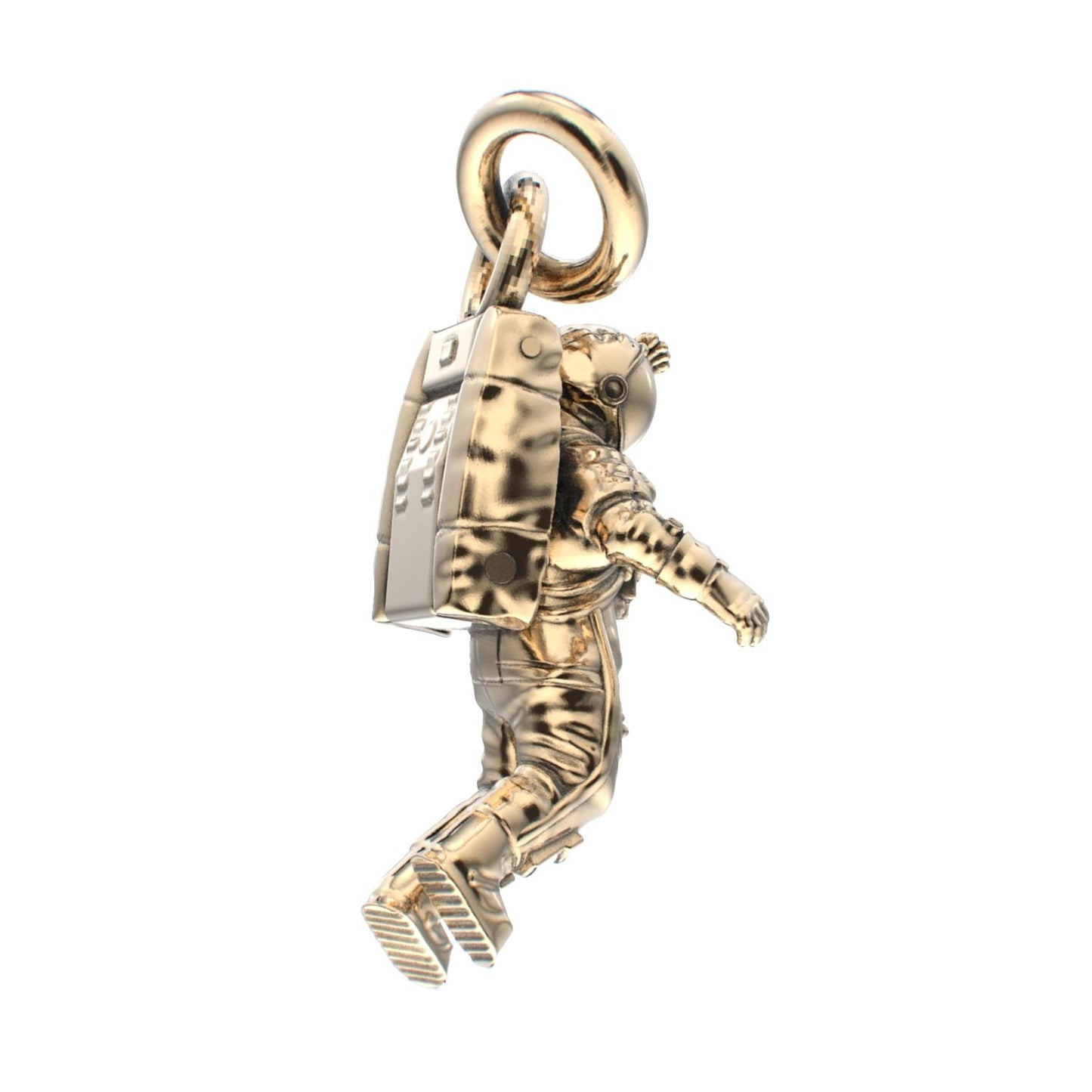 Spaceman Pendant - 9ct Yellow Gold - BeckonJewel