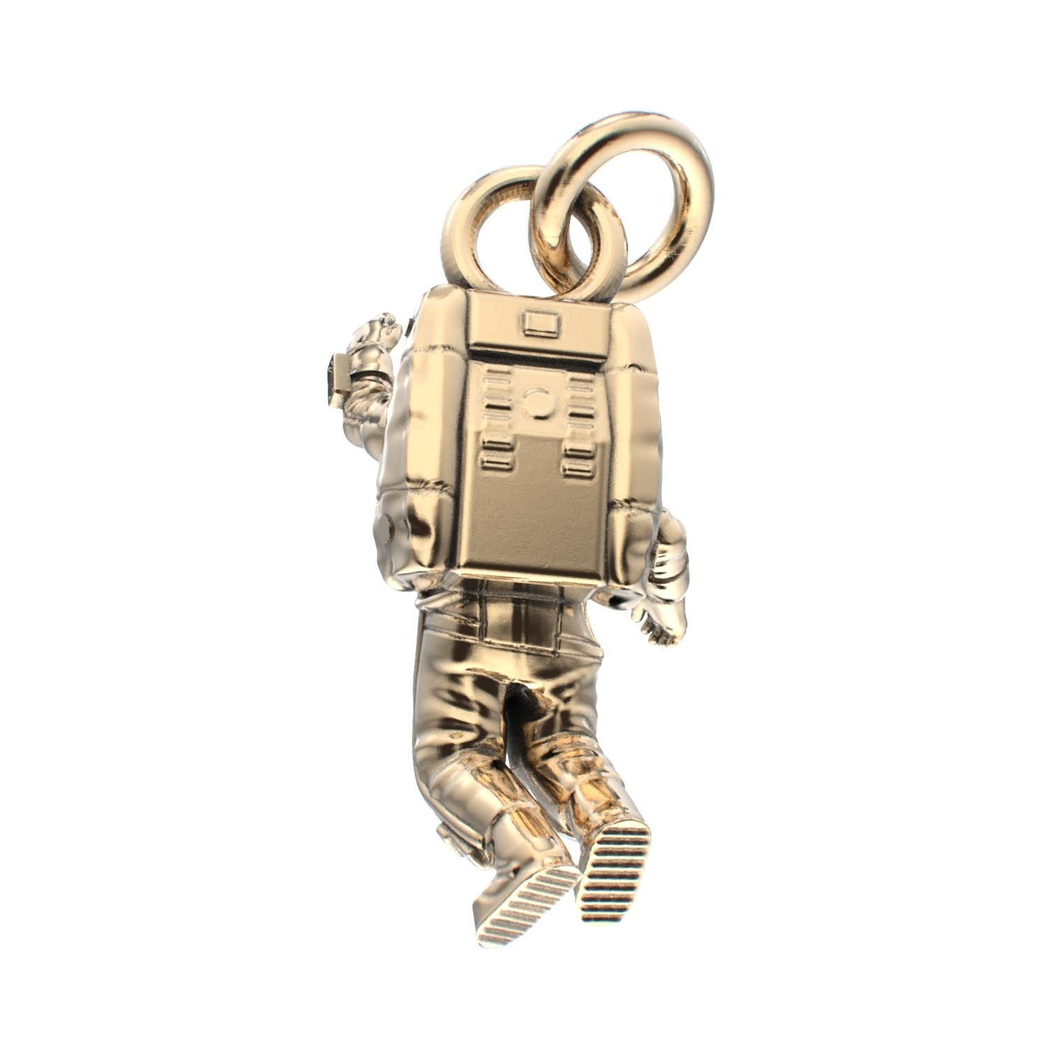 Spaceman Pendant - 9ct Yellow Gold - BeckonJewel