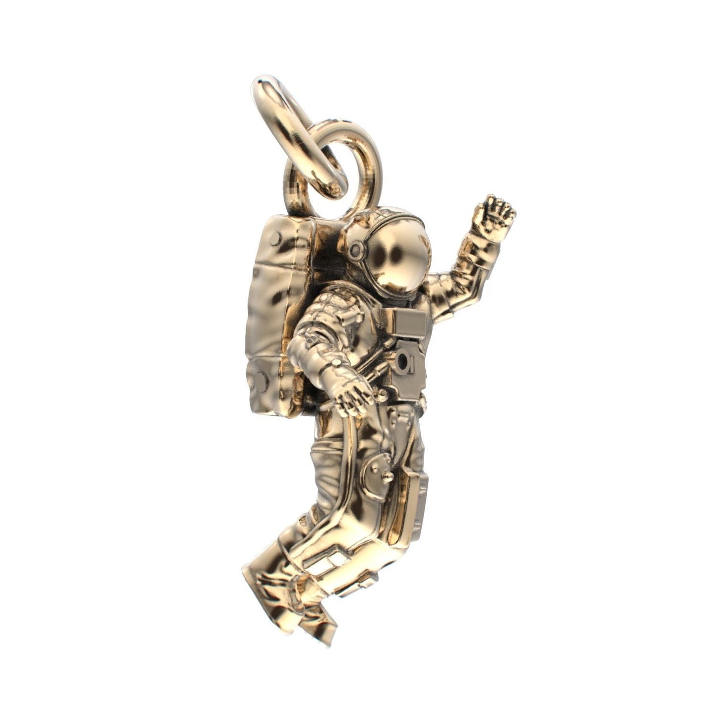 Spaceman Pendant - 9ct Yellow Gold - BeckonJewel