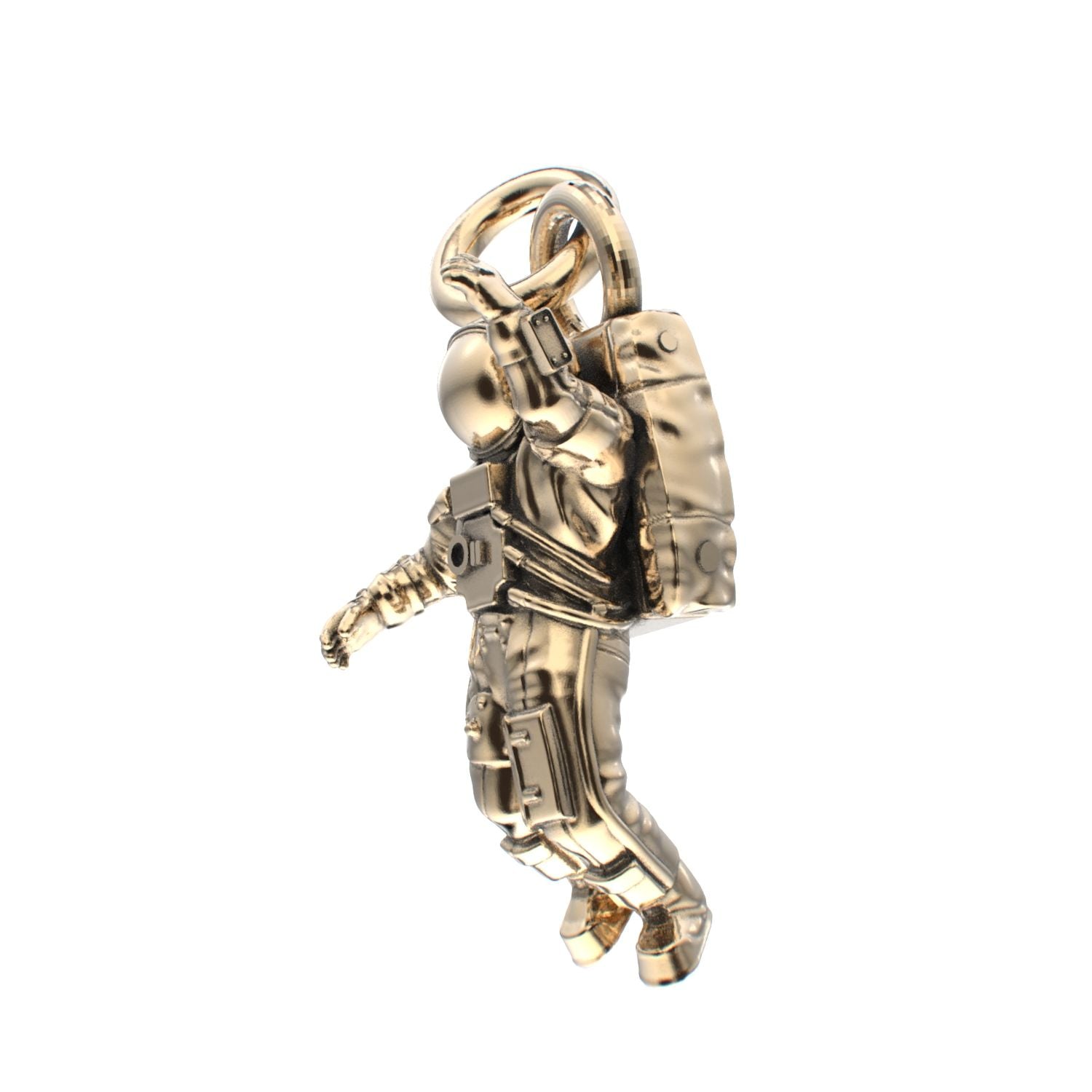 Spaceman Pendant - 9ct Yellow Gold - BeckonJewel