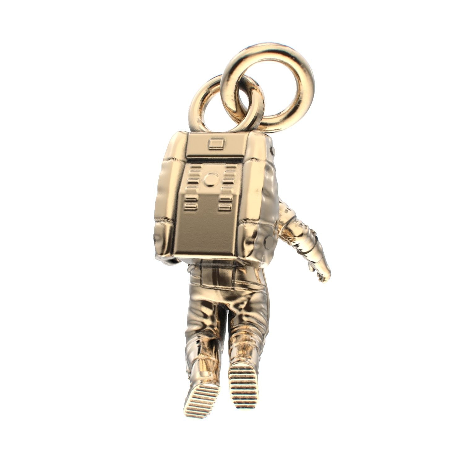 Spaceman Pendant - 9ct Yellow Gold - BeckonJewel