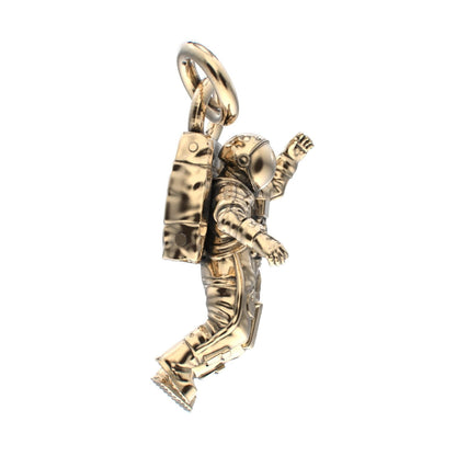 Spaceman Pendant - 9ct Yellow Gold - BeckonJewel