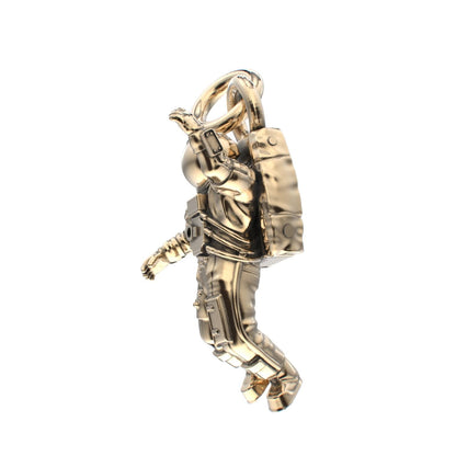 Spaceman Pendant - 9ct Yellow Gold - BeckonJewel