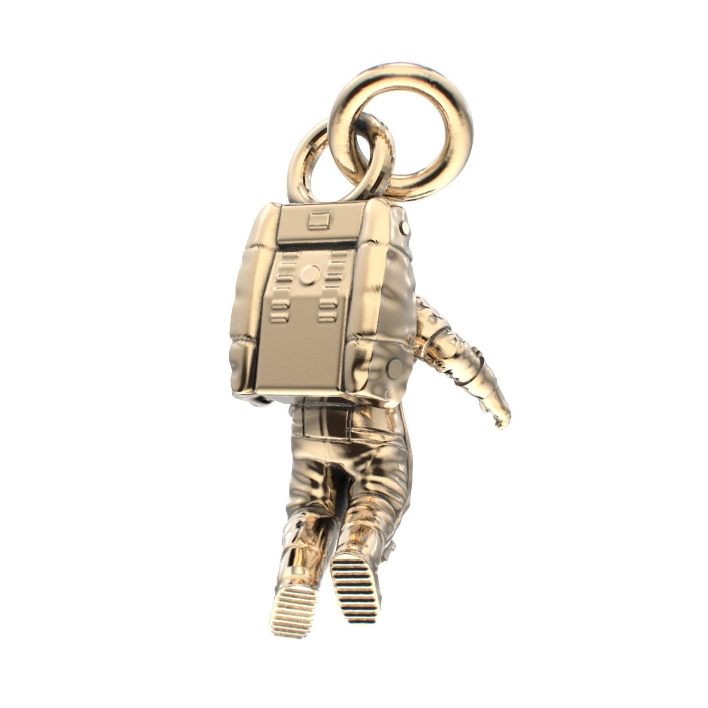 Spaceman Pendant - 9ct Yellow Gold - BeckonJewel