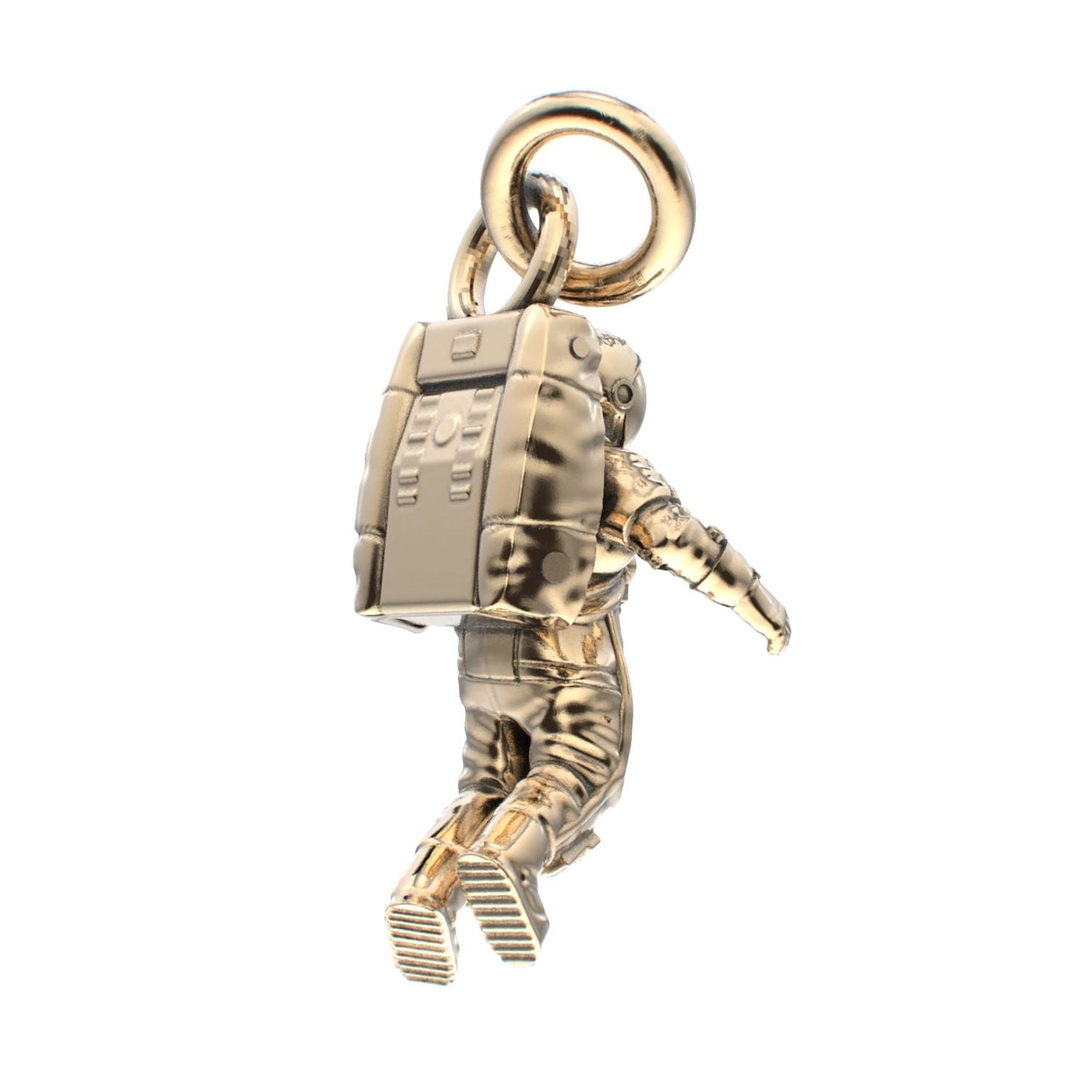 Spaceman Pendant - 9ct Yellow Gold - BeckonJewel