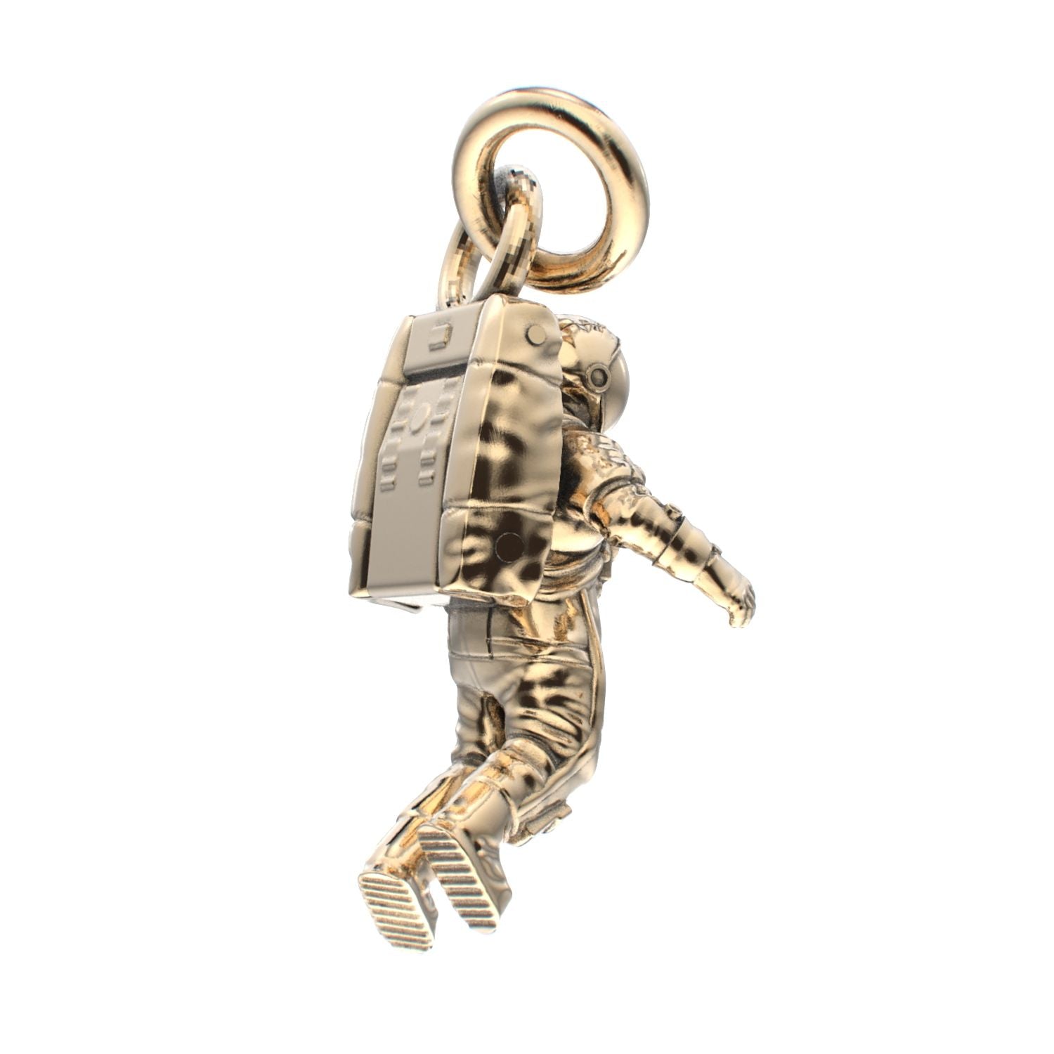 Spaceman Pendant - 9ct Yellow Gold - BeckonJewel